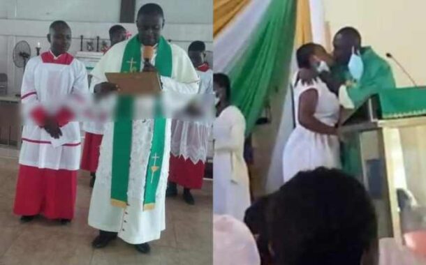 Kissing Priest Sacked from St. Monica’s College of Education