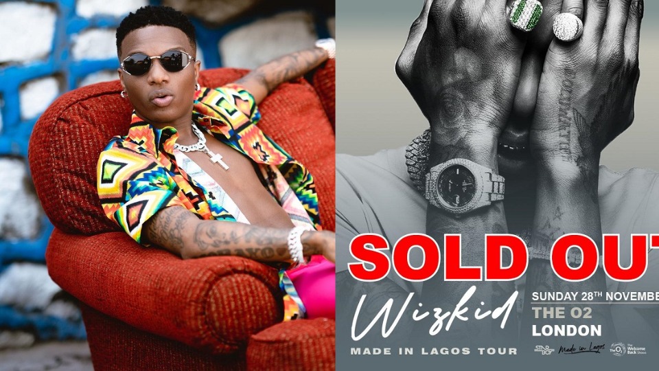 Wizkid's London Tickets Sell Out In 12 Minutes