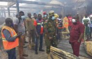 Oda MP, Queenmother and Regional Fire Officer Visit burnt Oda market