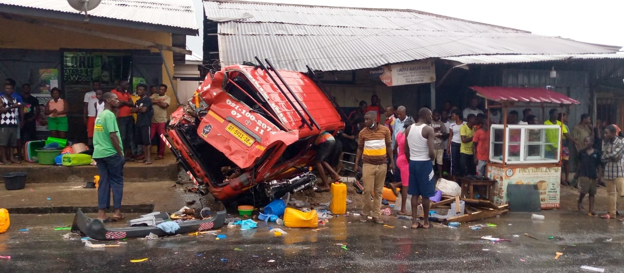 Adeiso Accident: 16 Discharged, Others Referred To St. Joseph and St. Dominic Hospitals