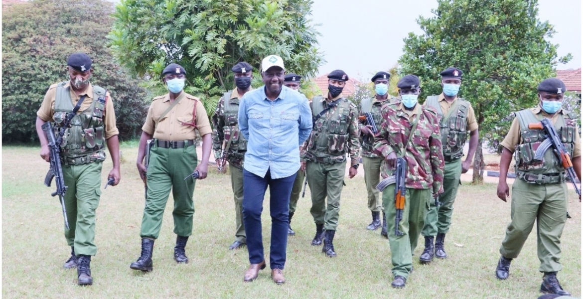 Kenyan Deputy President Guarded By 257 Police Officers