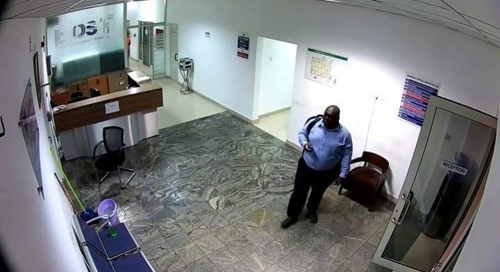 Well-Dressed Man Caught By CCTV Cameras Stealing Office Laptops at BOST