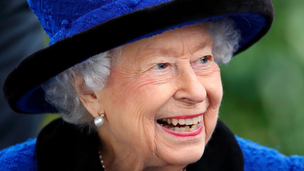 The Queen Back at Windsor after Hospital Stay