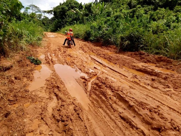 Residents Laments over Poor Roads at Ayensua