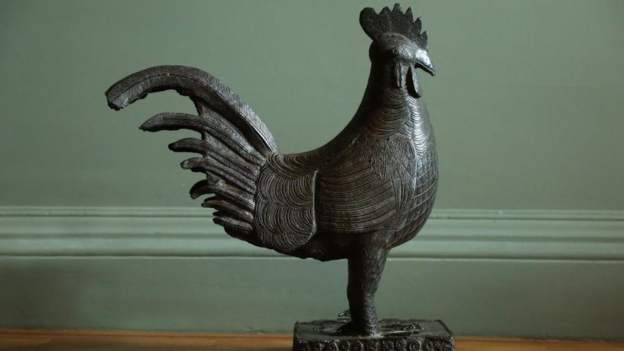 Looted Bronze Cockerel Set For Handover to Nigeria