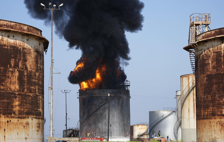 Fire Breaks Out At Lebanon’s Zahrani Oil Facility