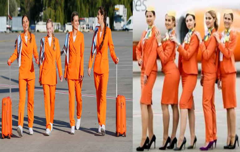 Flight Attendants Trade Heels For Sneakers On Ukraine's Skyup Airlines