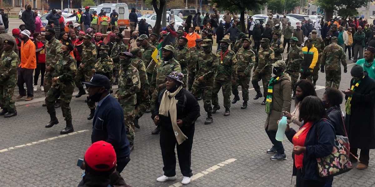 South African Military Veterans Hold Ministers Hostage