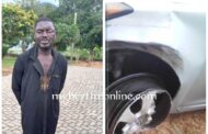 Akyem Tafo: Thief Dramatically Snatches Car from Military Officer