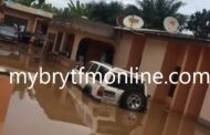 Koforidua: Nyamekrom Residents Stranded as Flood Carries Away Makeshift Bridge, Submerges Homes