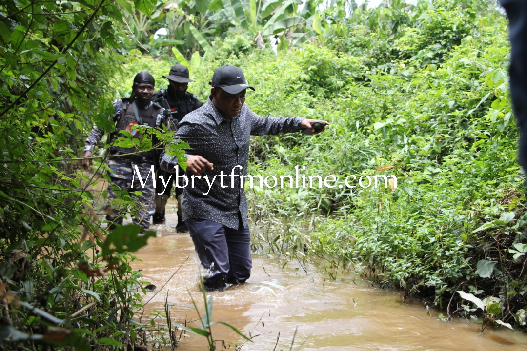 E/R: Mireku Duker Leads Joint Military and Police Team to Burn 27 Mining Equipment, Close Down Mining Company