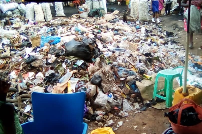 Uncollected Heaps of Garbage at Nkurakan Market Raises Health Concerns