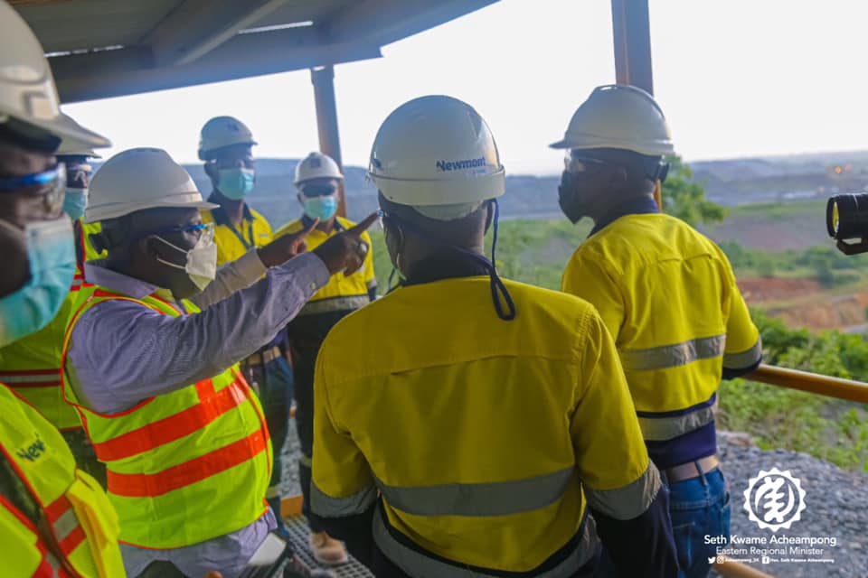 Eastern Regional Minister Visits Newmont Ghana