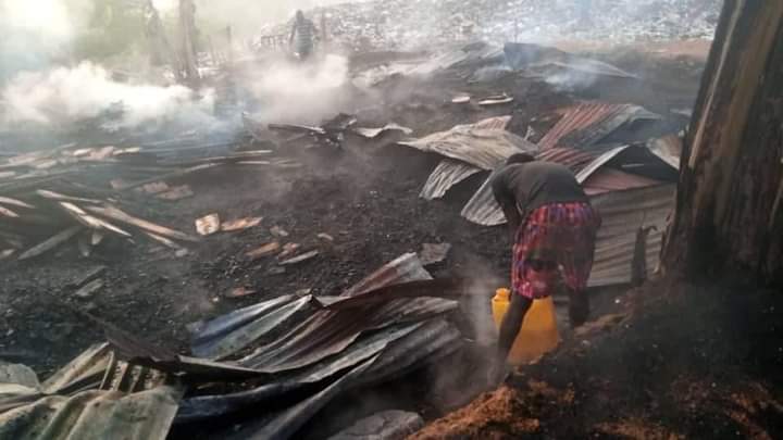 E/R: Fire Guts Huge Sawmill At Akyem Asene Sawmill