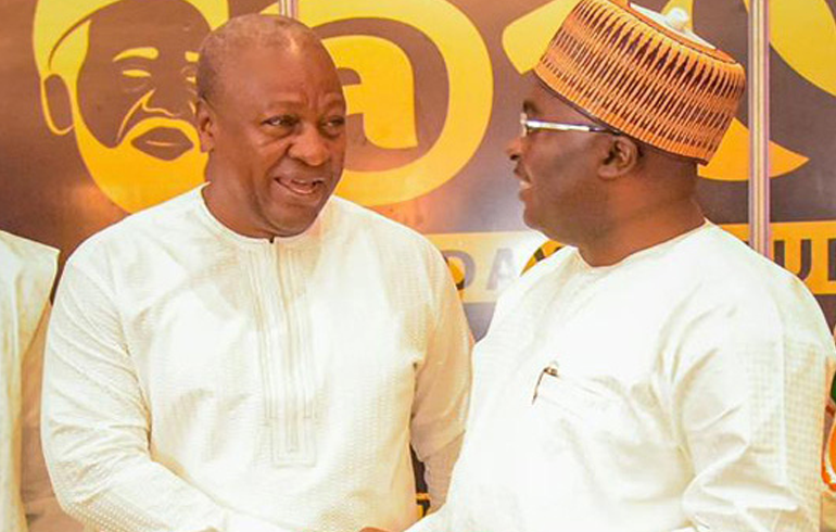 John Mahama Underscores Dr. Bawumia For Economic Mismanagement