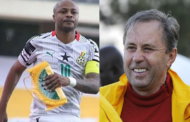 Ghana Coach Milovan Rajevac Congratulates Captain Andre Ayew On 100th Cap