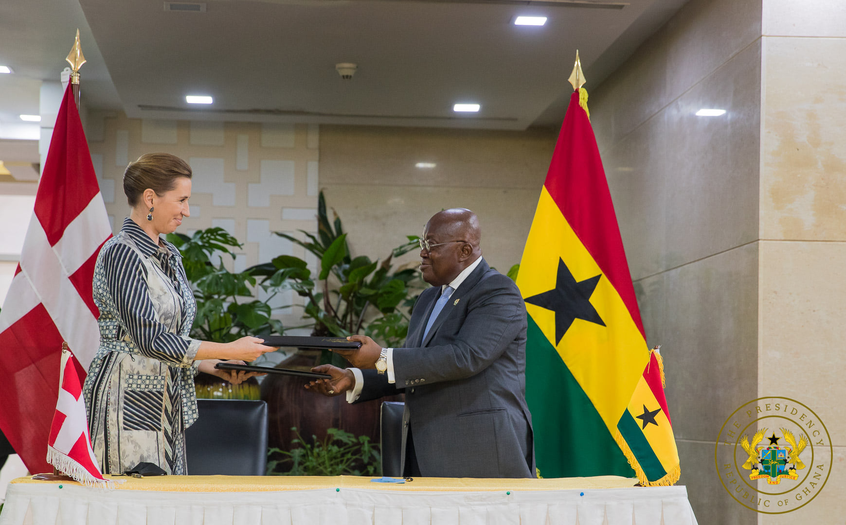 Denish PM Arrives In Ghana to Celebrate 60-year Diplomatic Relations