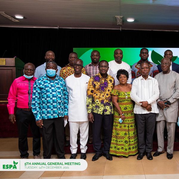 Dr. Siaw Agyapong Re-Elected Prez of ESPA