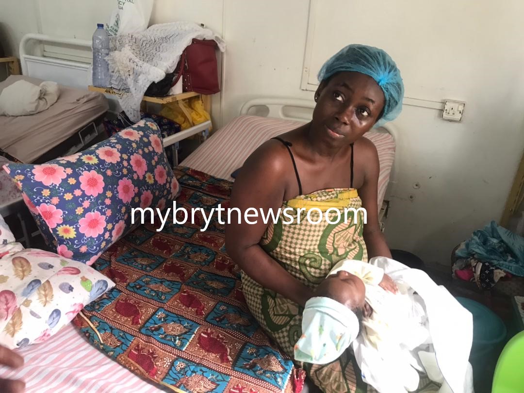 Akyem Tafo: Woman, 29, Abandoned By Husband at Hospital Pleads For Help