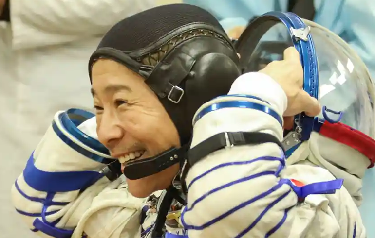 Japanese Billionaire Blasts Off To International Space Station