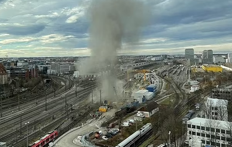 Munich WW2 Bomb Blows Up Near Station, Wounding Four