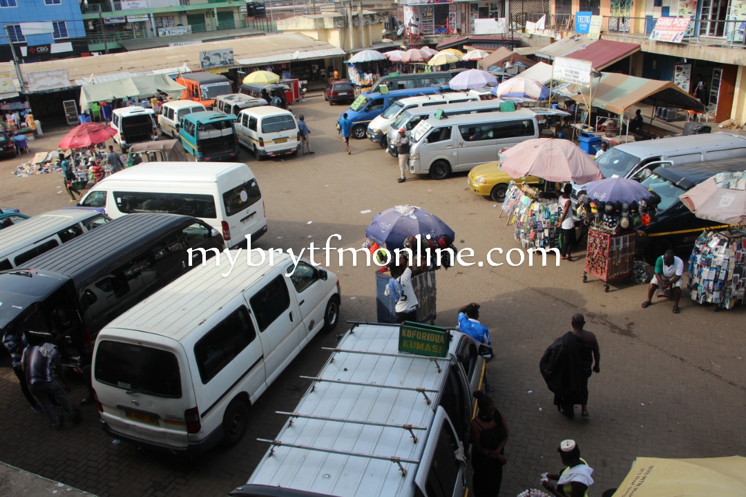 No Strike in Koforidua Commercial Drivers Busily Working