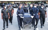 Police Receive Remains of General Sergeant Bright Annobil, Prepares For His Burial