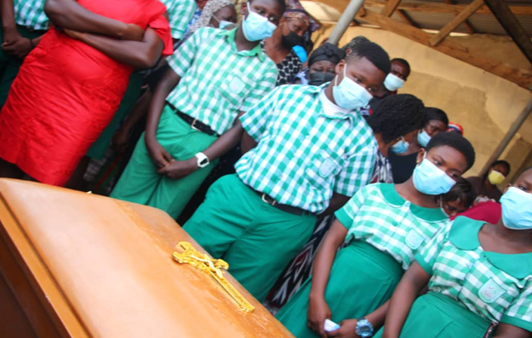 Koforidua: Tears Flow As Pupil Who Drowned In  Septic Buried Today