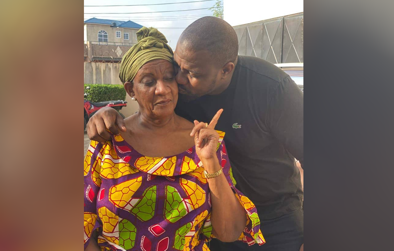 John Dumelo Celebrate Mother On Her 70th Birthday