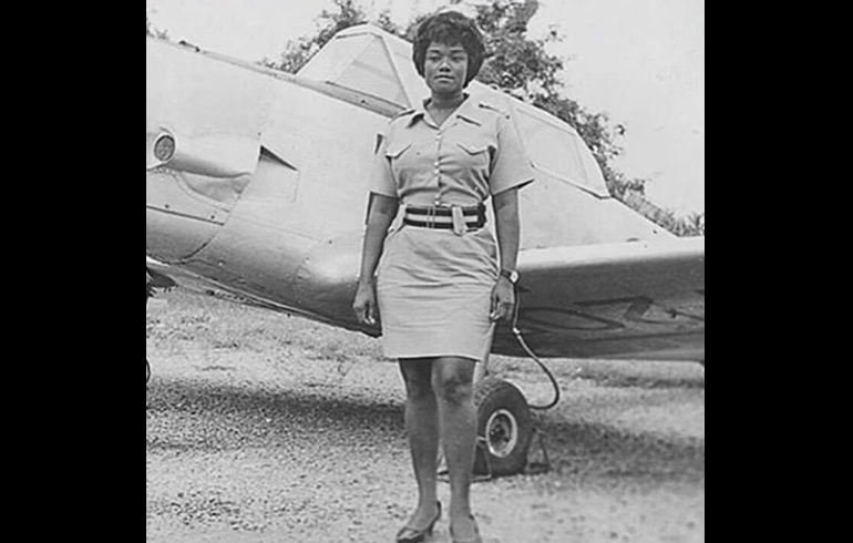 Ghana's First Female Pilot And Squadron Leader, Melody Millicent Danquah In Focus