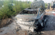 Hyundai Sonata Burn Completely On The Tema Motorway