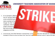 Galamsey Strike:UG UTAG Chapter Proceed On Strike Despite Organised Labour U-Turn