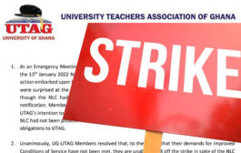 Galamsey Strike:UG UTAG Chapter Proceed On Strike Despite Organised Labour U-Turn