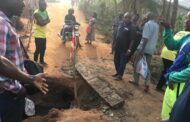 Koforidua - Nyamekrom Residents Stranded Again as Bridge Collapses, After MP's Deadline Fails