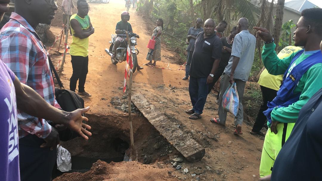 Koforidua - Nyamekrom Residents Stranded Again as Bridge Collapses, After MP's Deadline Fails