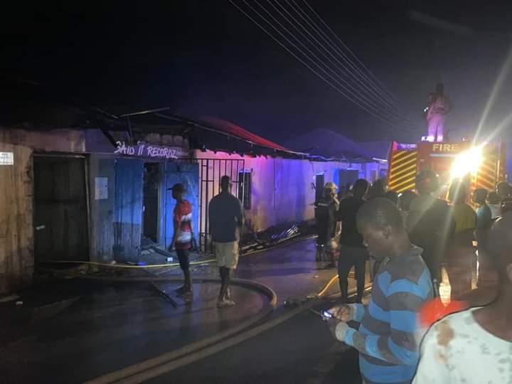 Abuakwa North: Fire Guts Clustered Houses and Shops, Over 30 Occupants Displaced