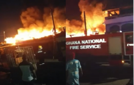 Techiman Market Fire Update: Some Unknown Persons Deliberately Obstructed Us From Working - GNFS