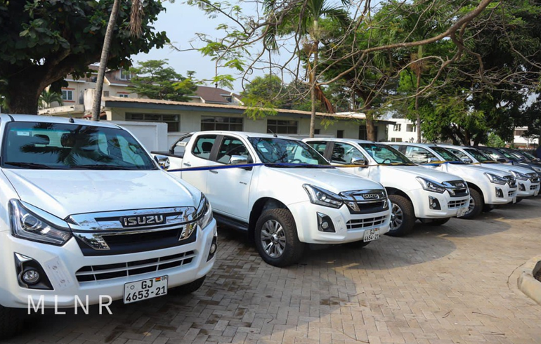 Minerals Commission Takes Delivery Of 20 Vehicles, Other Equipment From Government