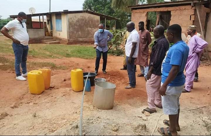 Asuogyaman MP Commissions Mechanized Borehole for Adjena Community