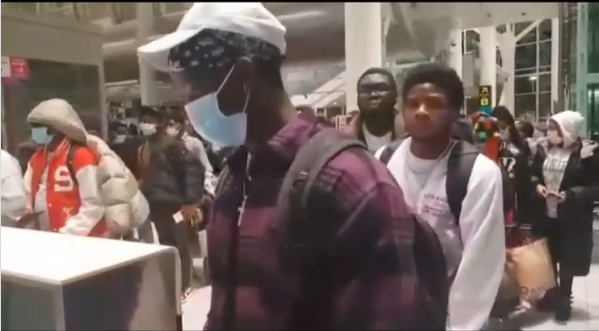 First Group of Nigerians Arrive Home From Ukraine War