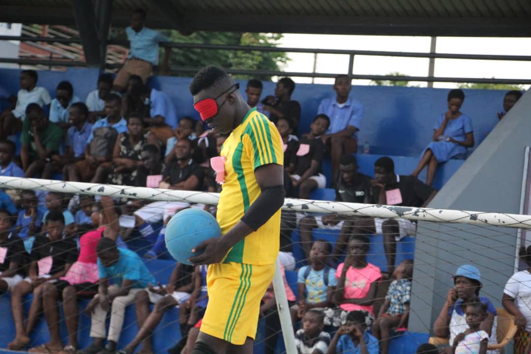 Akropong School for the Blind Students Thrills Spectators in Goalball Sports