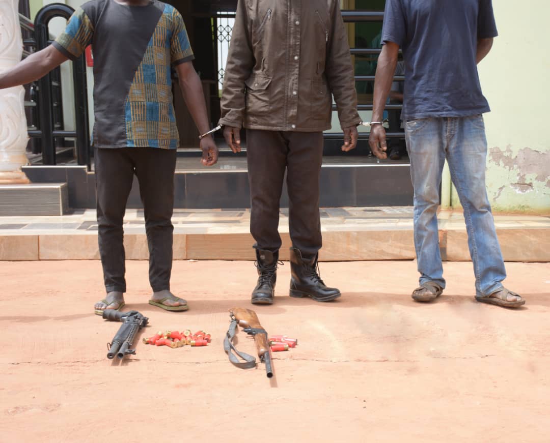 Bono East: Two Security Personnel, One Other Arrested For Impersonation and Possession of Arms