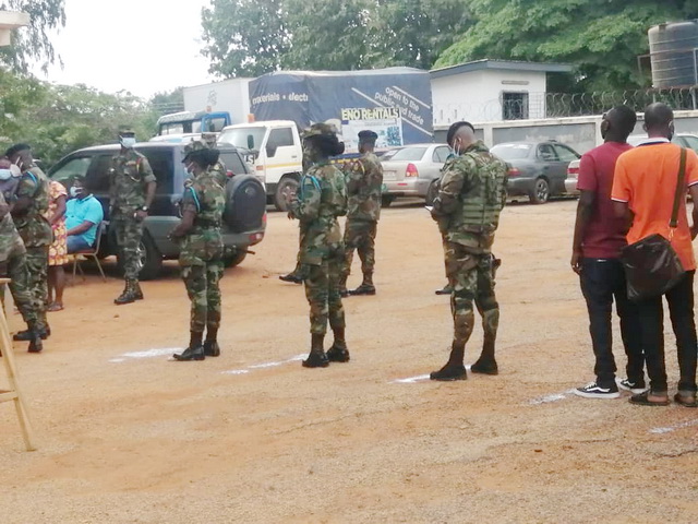 Anger as Military, National Security, Police Take Over NPP Polling Station Election in New Juaben South