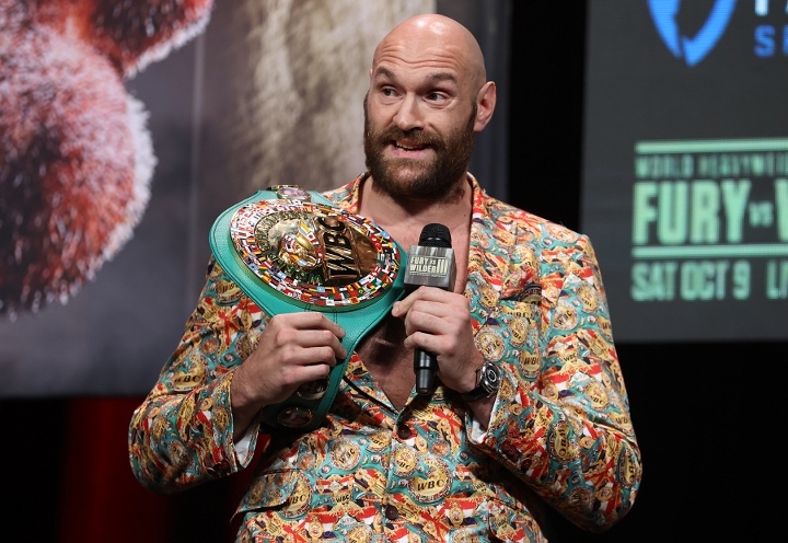 Tyson Fury Says He Will Retire After Dillian Whyte Fight in April