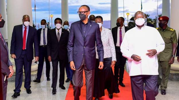 Rwanda's Kagame Meets Museveni as Ties Warm