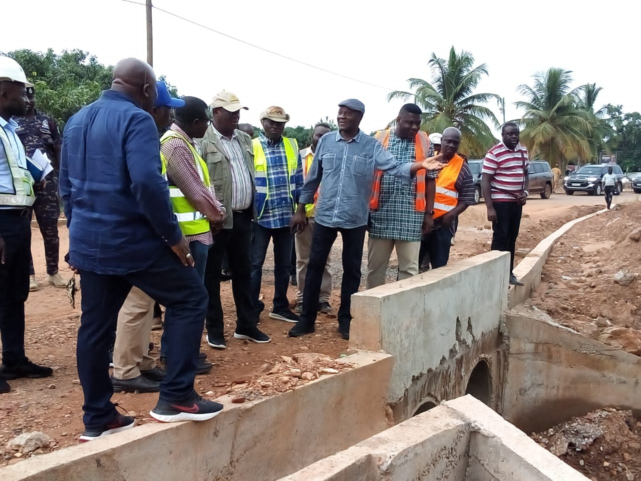 Dan Botwe Impressed With Work Done On Nkurakan-Adukrom-Aseseeso Road