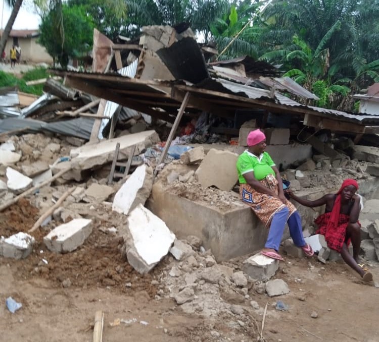 Panpanso Demolition: 15 Houses Demolished, 58 Homeless - NADMO