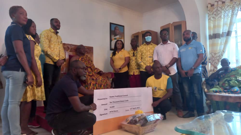 Kwahuhene Commends MTN for Stability in Telecom Sector