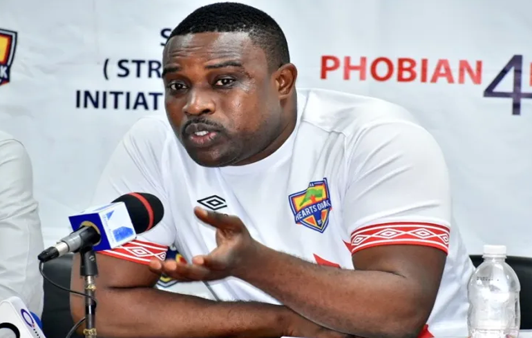 GPL Title Race Not Over - Hearts Of Oak Supporters Chief Elvis Hesse Herman After Kotoko Defeat