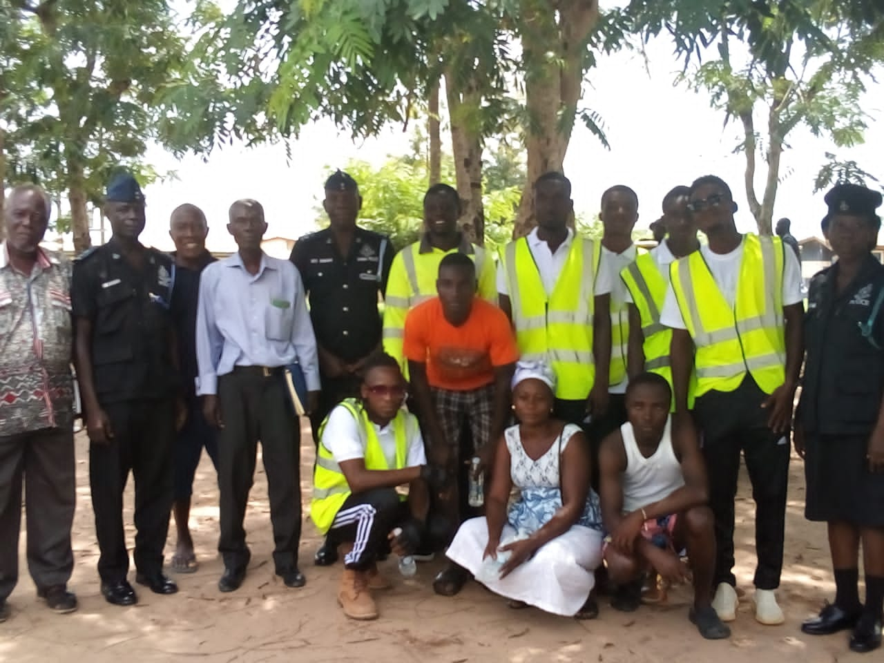 Robberies: New Juaben Police Inaugurates Community Watchdog Committee at Nyamekrom